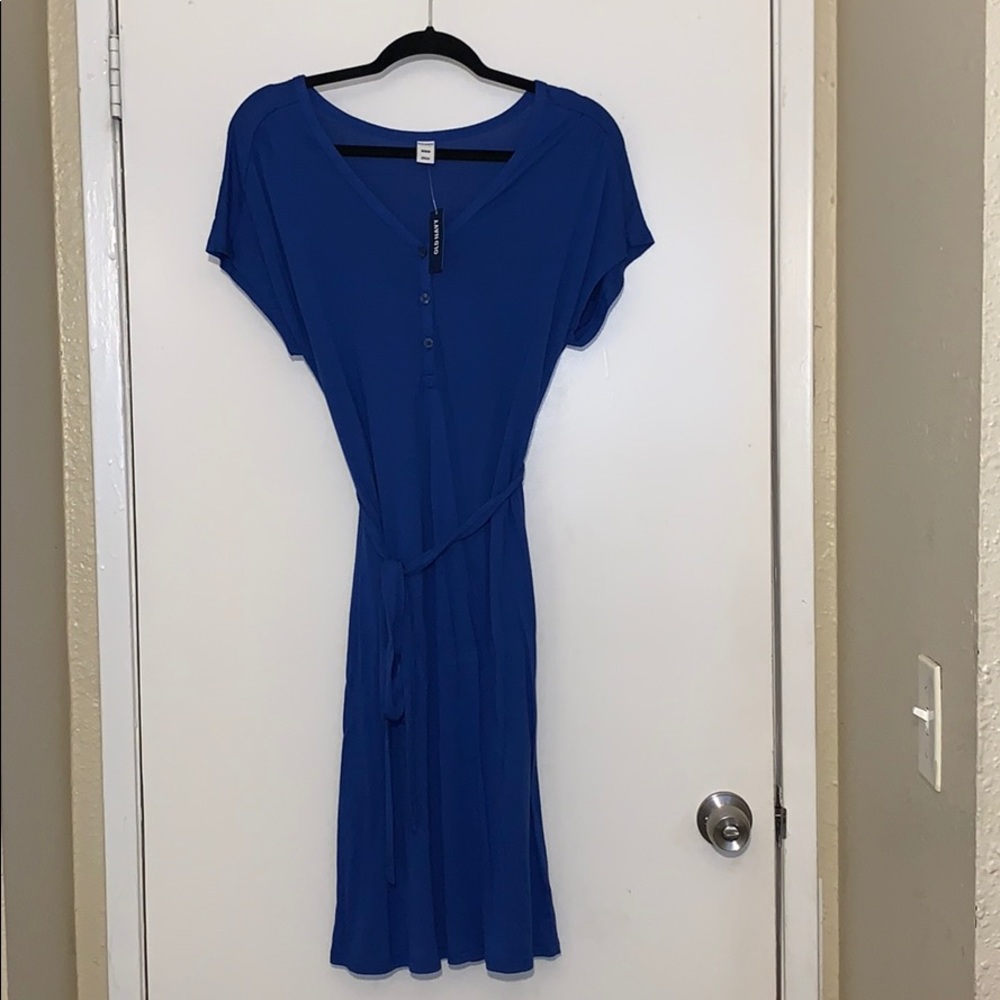 Casual Tie-Waist Dress